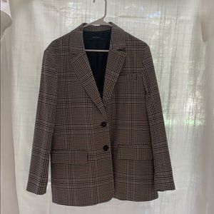 Zara checked blazer size s